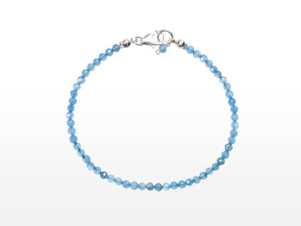 Stribro Naramek Akvamarin AA 3mm