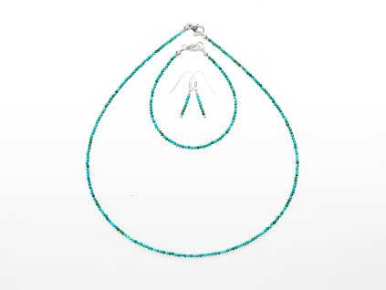 Stribro Set Tyrkys 2mm