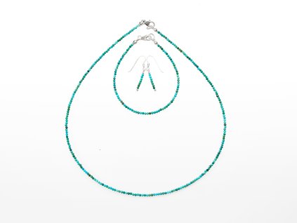 Stribro Set Tyrkys 2mm