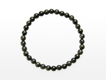 Naramky panske Obsidian duhovy 6mm