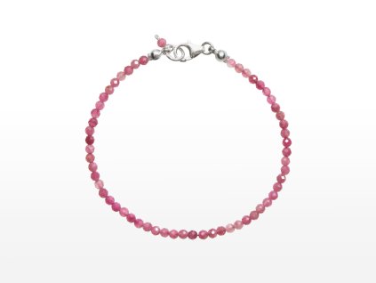 Stribro Naramek Rubelit 3mm