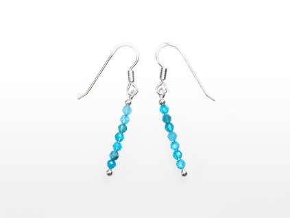 Stribro Nausnice Apatit 2mm