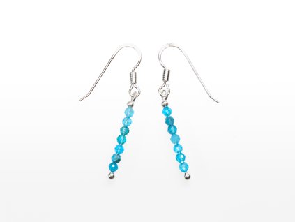 Stribro Nausnice Apatit 2mm