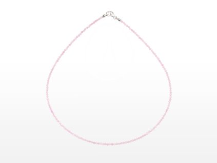 Stribro Nahrdelnik Kunzit 2mm