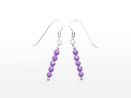 Stribro Nausnice Fosfosiderit 3mm