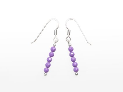 Stribro Nausnice Fosfosiderit 3mm