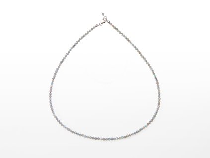 Stribro Nahrdelnik Labradorit 3mm