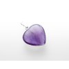 Privesek srdce ametyst 20 mm