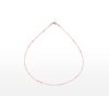 Stribro Nahrdelnik Opal ruzovy 3mm