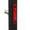 Multifunkční silová klec s 10 hrazdami a 3 místy na činku WOCLUB POWER WALL RIG M s kotvením do země a do stěny // WOshop.cz
