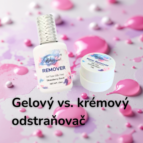 Gelový vs. krémový odtraňovač na mihalnice