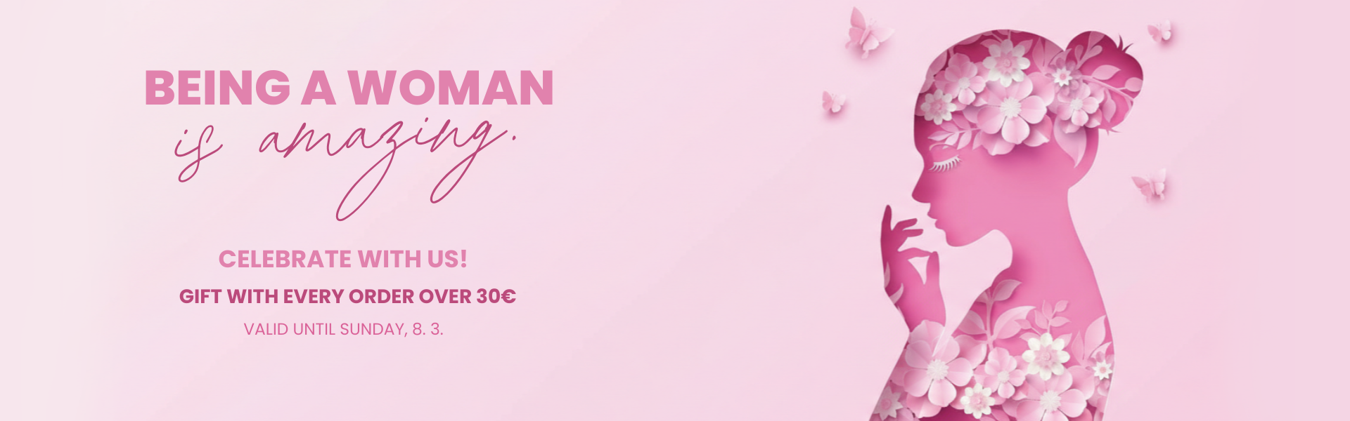 Celebrate Womens day with Wowbyme! Gift with every order.