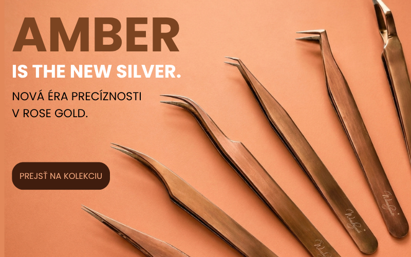 Spoznajte AMBER. Novú kolekciu pinziet v rose gold.