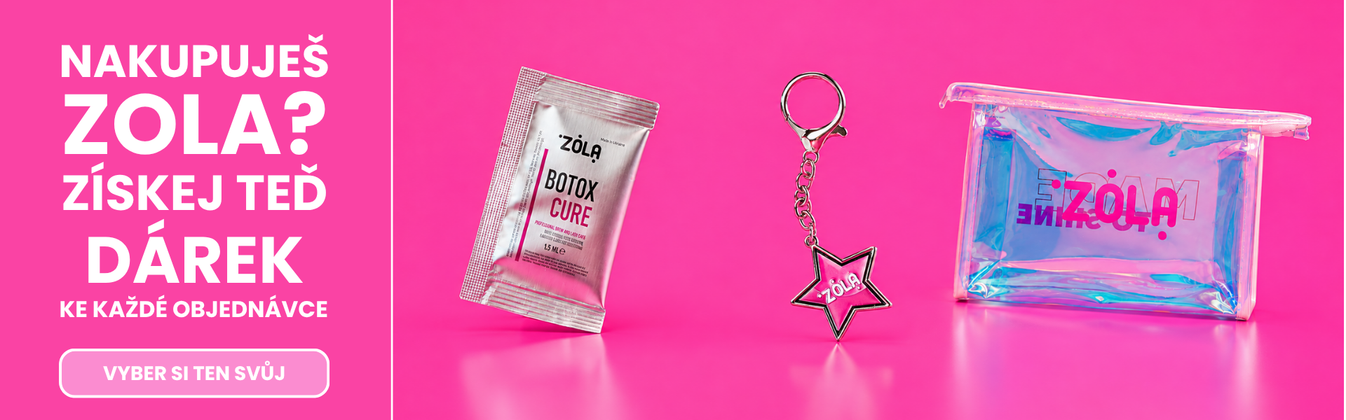 ZOLA dárky - objednej produkty a získej automaticky štýlové doplňky