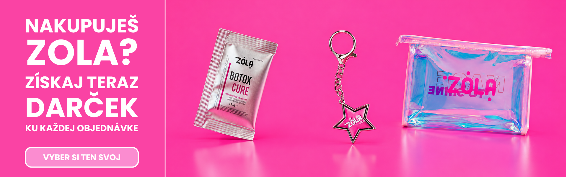 ZOLA darčeky - objednaj produkty a získaj automaticky štýlové doplnky