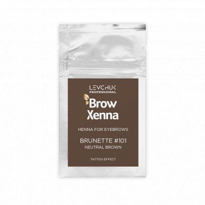 BrowXenna® Eyebrow Henna #101 Neutral brown sachet 6g