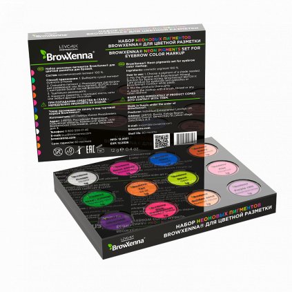 BrowXenna® Neon pigment for eyebrow pre-drawing