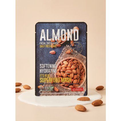 1918 dermal its real superfood mask almond