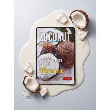1930 2 dermal it s real superfood mask coconut