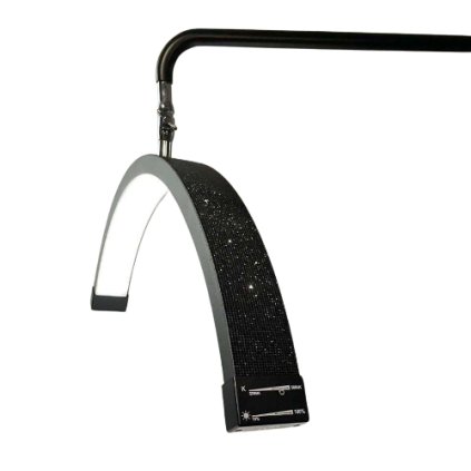 Kosmetická LED lampa MOON TOUCH černý krystal