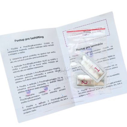 Startovací sada pro Lifting a Laminaci