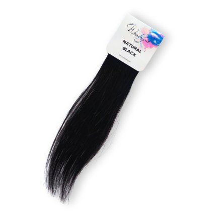 2948 2 prirodne vlasy pre brow extension natural black 2g