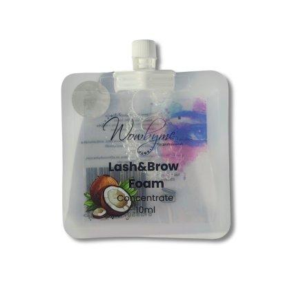 Čisticí pěna na řasy a obočí - kokosový koncentrát