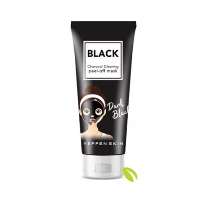 black charcoal mask