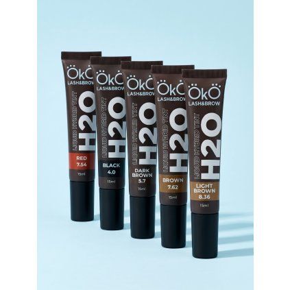OkO lash&brow Liquid Hybrid tint H2O 15 ml (Farba Red)