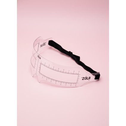ZOLA Brow Ruler - pravítko na mapovanie obočia s gumou