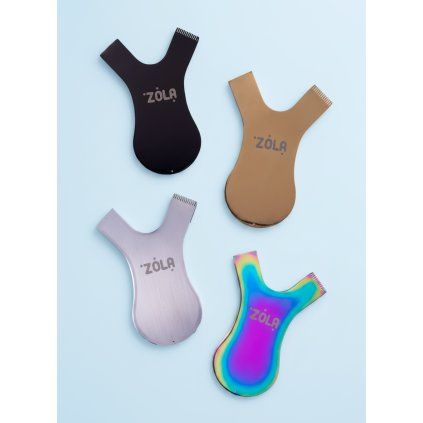 ZOLA kovový hrebeň na lash lifting