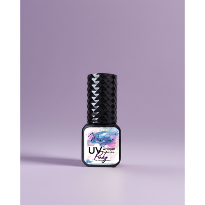 Wowbyme lepidlo UV Unique Pinky 5ml