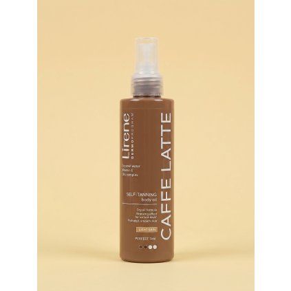 Lirene PERFECT TAN samoopaľovací olej na telo Caffe Latte 190 ml