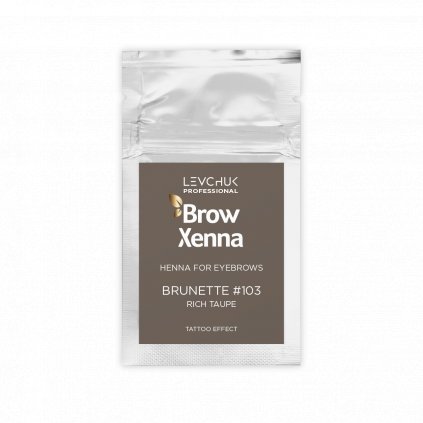 BrowXenna® Henna na obočie #103 Rich Taupe vrecko 6g