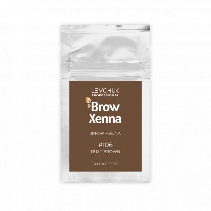 BrowXenna® Henna na obočí #106 Prachově hnědá sáček 6g