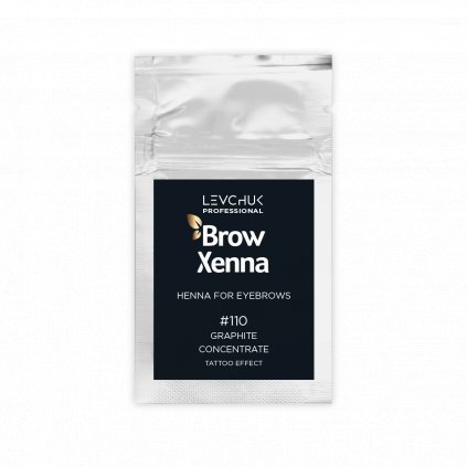 BrowXenna® Henna na obočí #110 Grafitový koncentrát sáček 6g