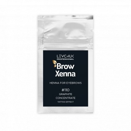 BrowXenna® Henna na obočie #110 Graphite concentrate vrecko 6g