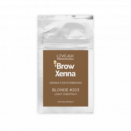 BrowXenna® Henna na obočí #203 Světle hnědá 6g sáček