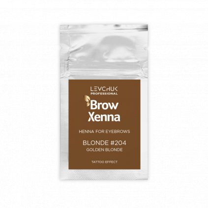 BrowXenna® Eyebrow Henna #204 Golden Blonde sachet 6g