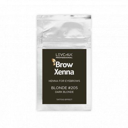 BrowXenna® Eyebrow Henna #205 Dark Blond Pouch 6g