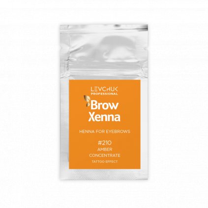 BrowXenna® Eyebrows Henna #210 Amber Concentrate sachet 6g