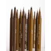 ZOLA x Makarevich Eyebrow Liner with Quad Brush (Farba Hnedá)