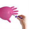 Nitrile gloves NITRIL IDEAL 100 pcs, powder-free, dark pink