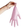 Nitrile gloves NITRILE SPARKLE 100 pcs, powder-free, pearl pink
