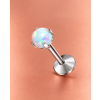 ADORA NÉRIA Silver – titánový labret s opálovou guličkou 4 mm