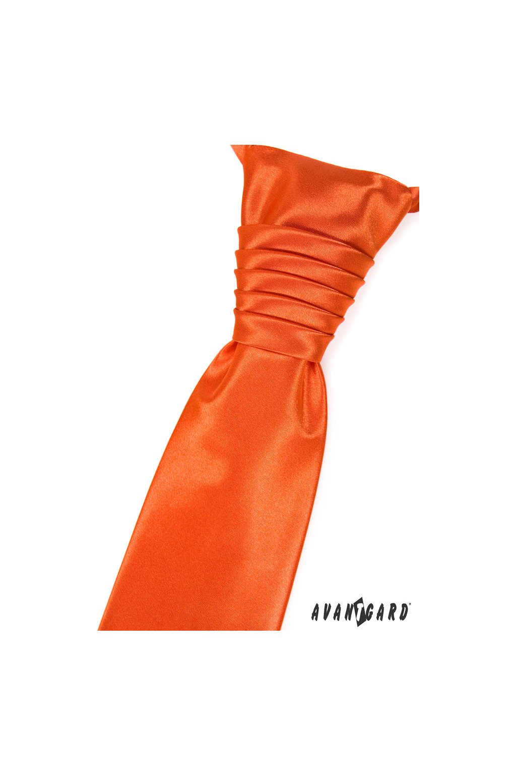 Oranžová svatební kravata