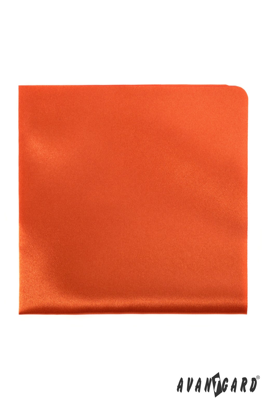 Lesklý oranžový kapesníček