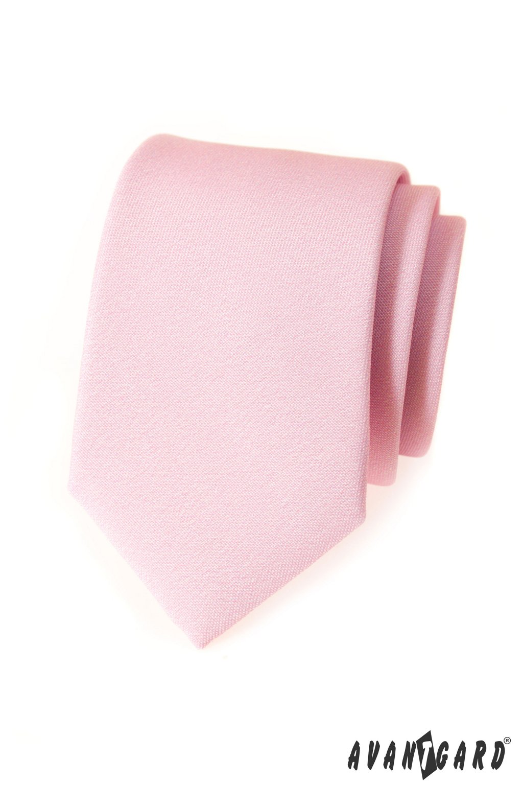 Jednoduchá růžová kravata