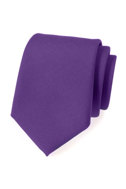 Fialová kravata (Velikost šířka 7 cm)