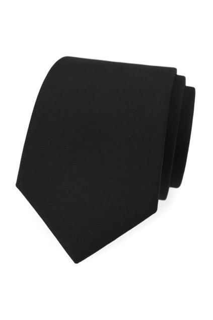 Černá matná kravata (Velikost šířka 7 cm)